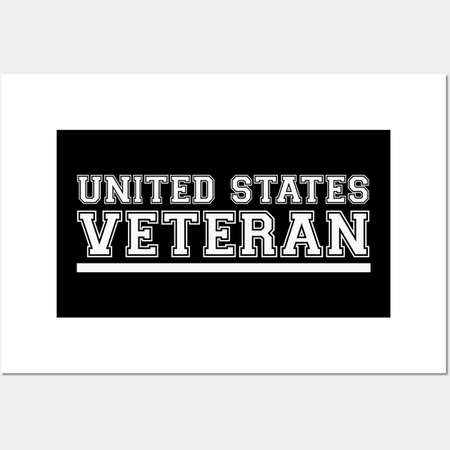 United States Veteran - Military Gifts Wall Art by merkraht